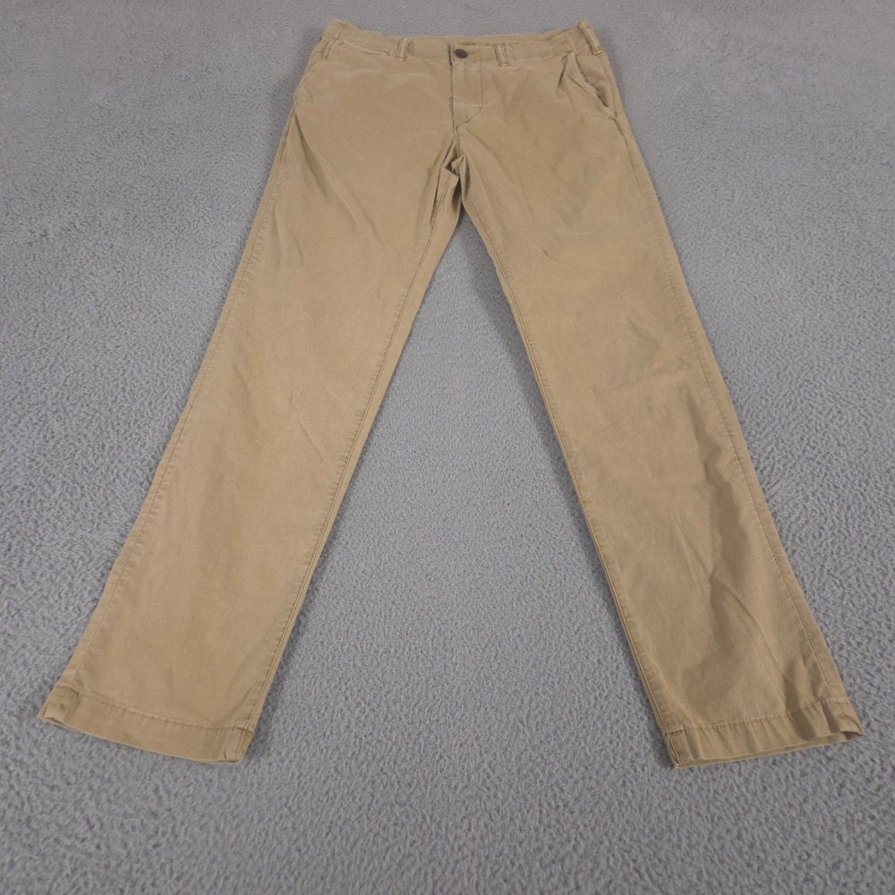 American Eagle Pants‎ Mens 32x34 Tan Slim Straight Ne(x)t Level Flex Chinos